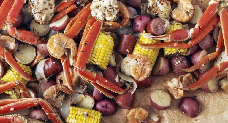 The Supper Mom Crab Boil Harvest Meats