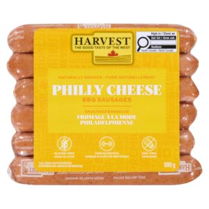 Philly Cheese BBQ Sausages