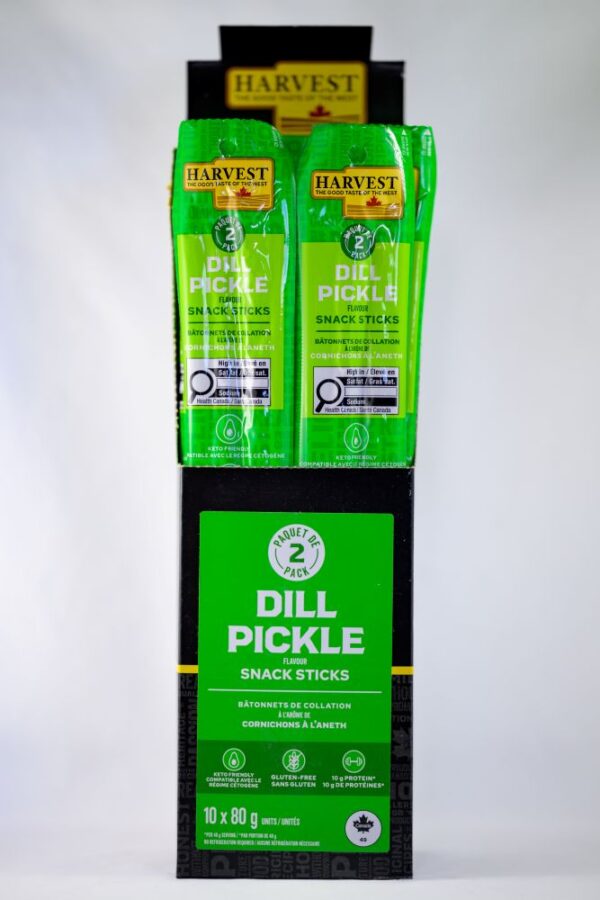 Dill Pickle Snack Stick 80g Caddy (10 Sticks)
