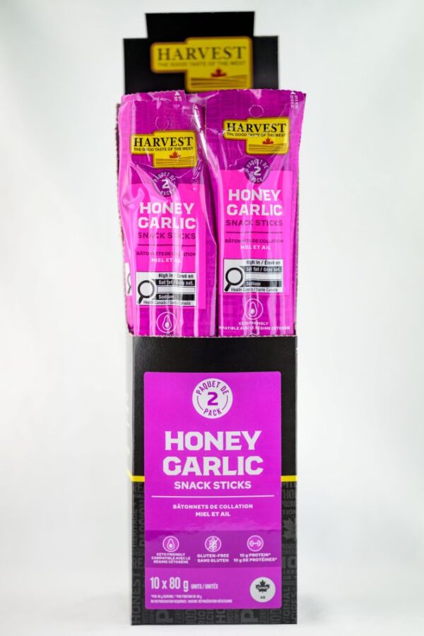 Honey Garlic Snack Stick 80g Caddy (10 Sticks)