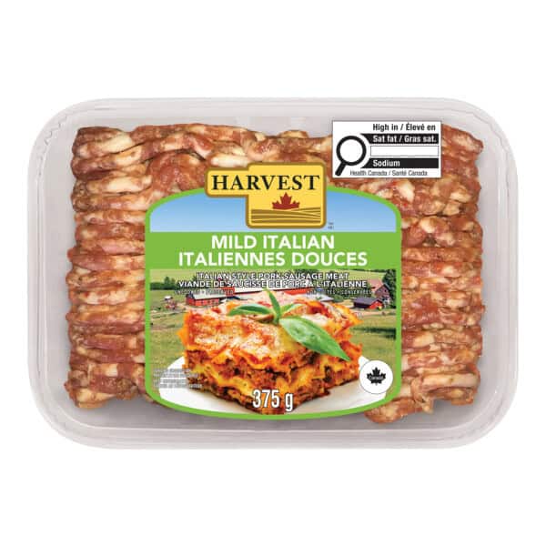 Mild Italian Ground Pork Sausage Meat